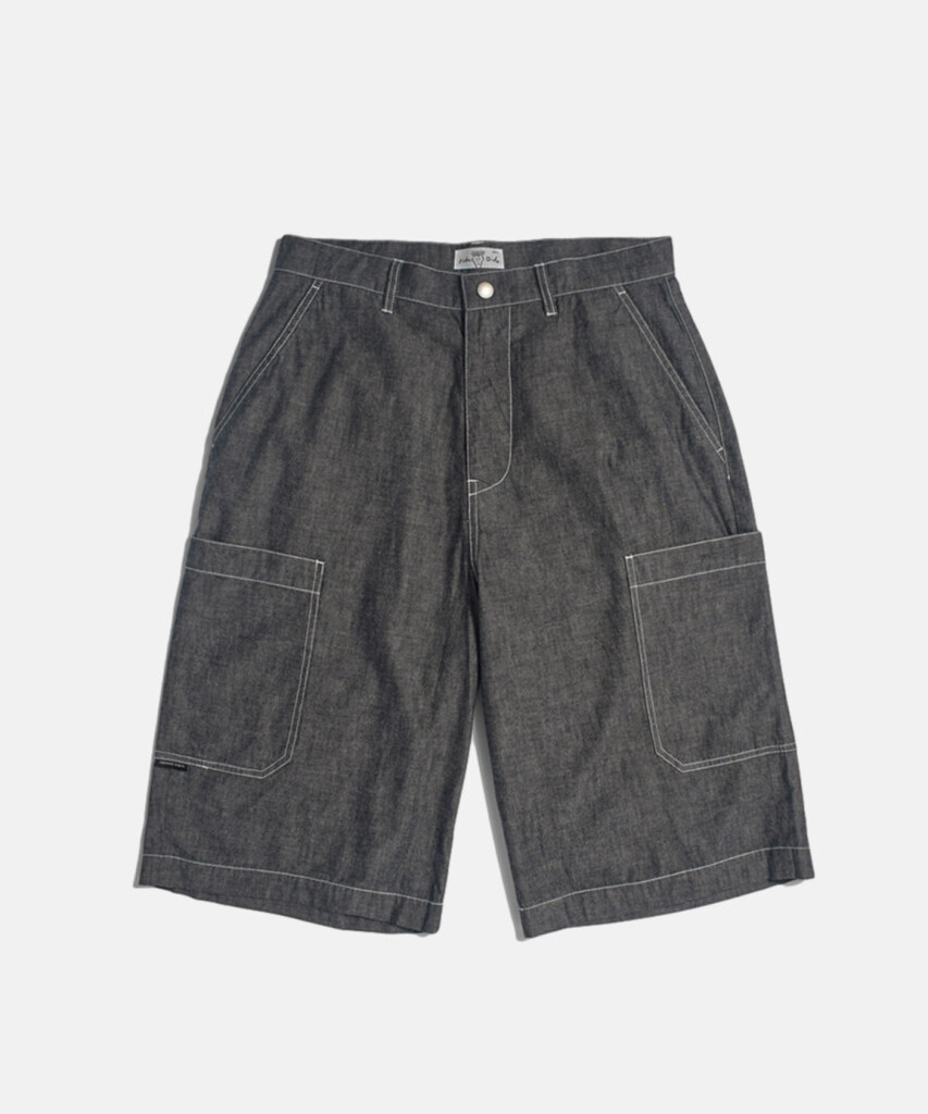 Espionage [Japan Fabric] FD Indigo Denim Bermuda Pants Indigo