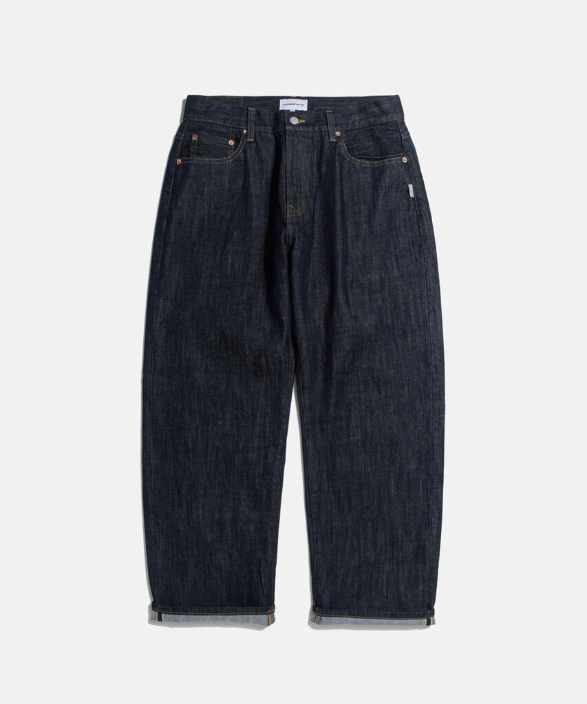 Espionage Selvedge Relaxed Denim Pants Dark Indigo