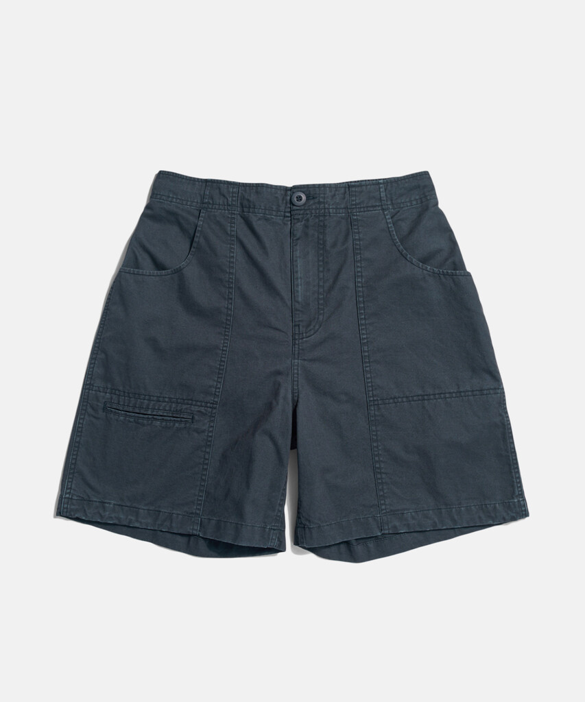 Espionage Washed Cotton Surf Shorts Navy