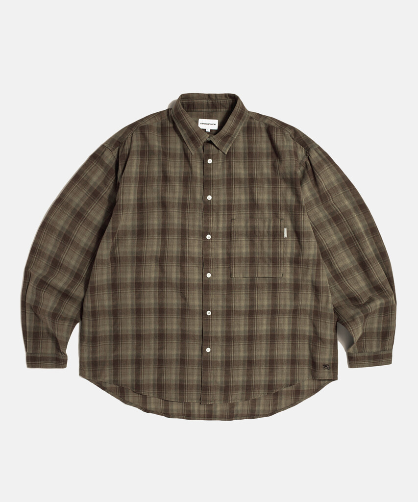 Vintage Plaid Comfy Shirt Mocha