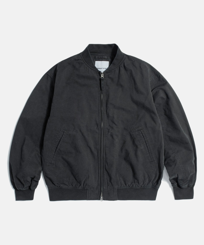 Espionage Zip Front Deck Jacket Black