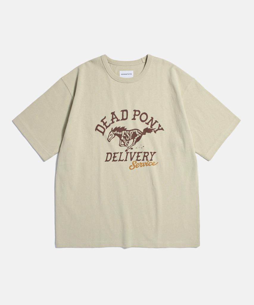Dead Pony Service Heavyweight Tee Sand