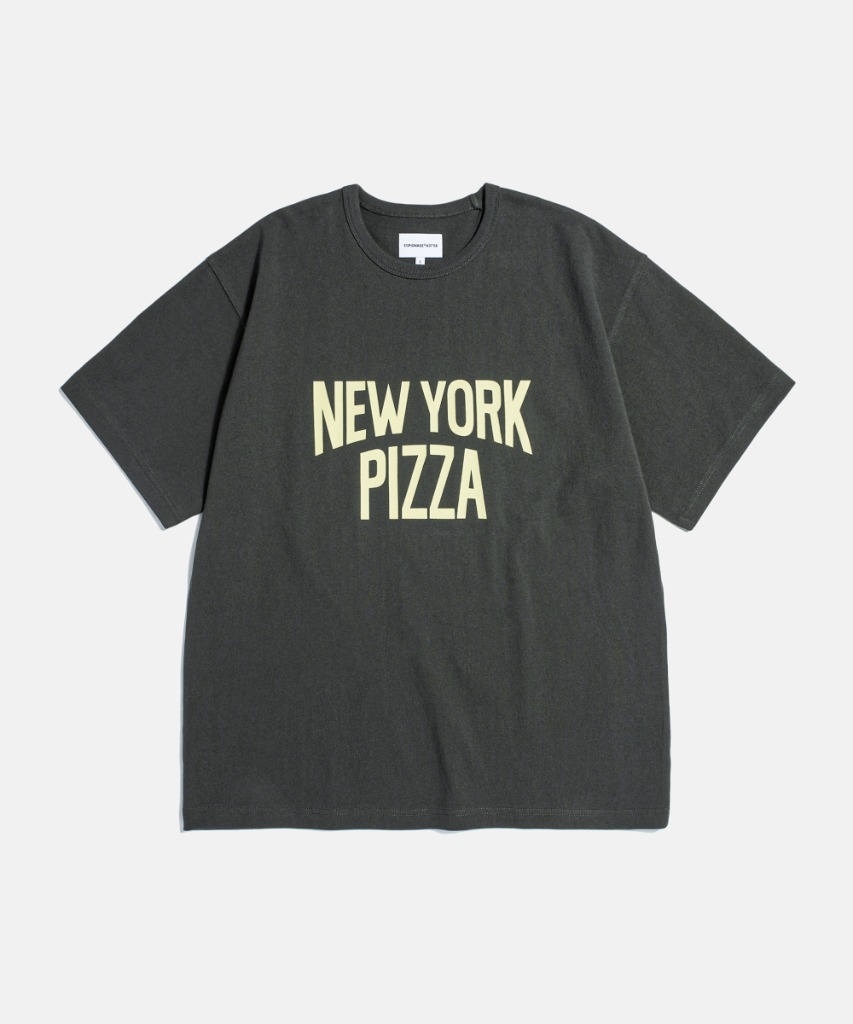 NY Pizza Heavyweight Tee Vintage Black