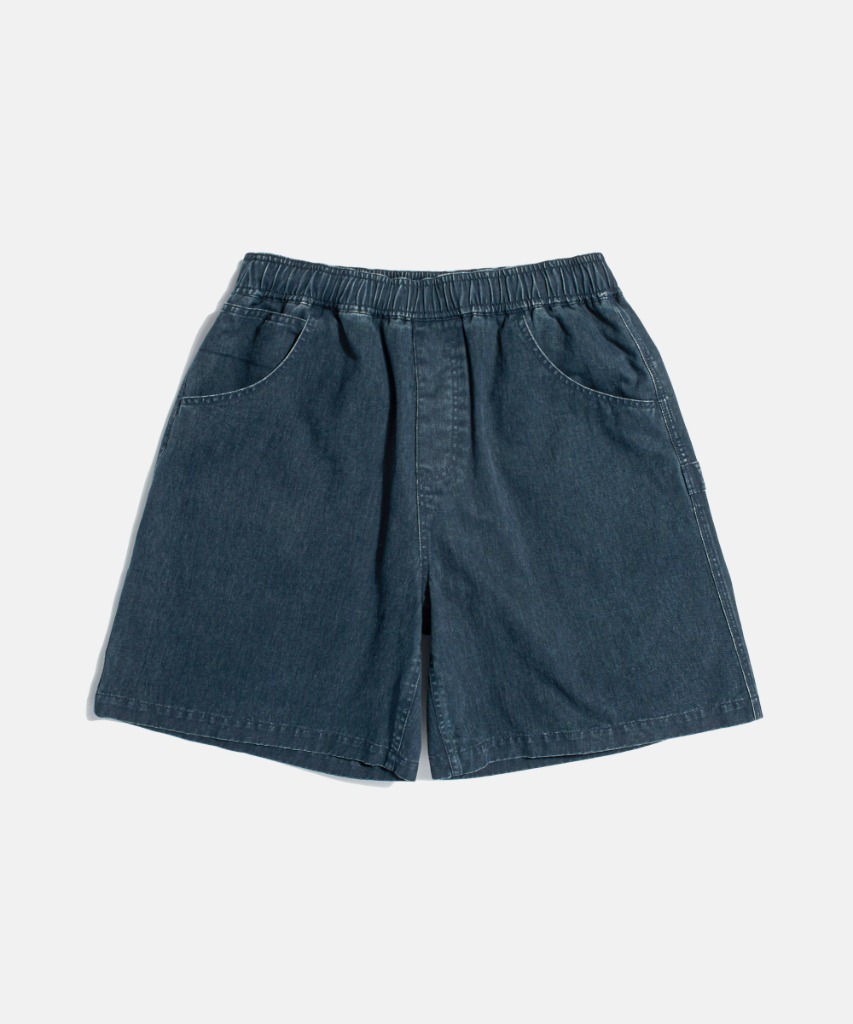 Espionage Vintage Cotton Painter Shorts Navy