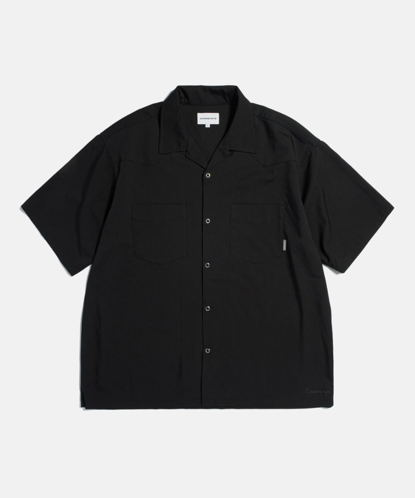 Espionage Draped Western S/S Shirt