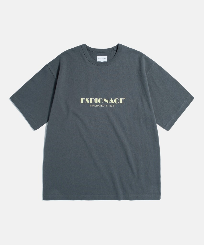 Cinema Logo Heavyweight Tee Slate