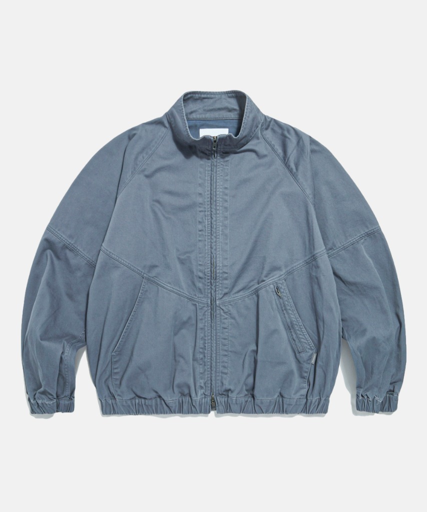 Washed Track Jacket Pale Blue