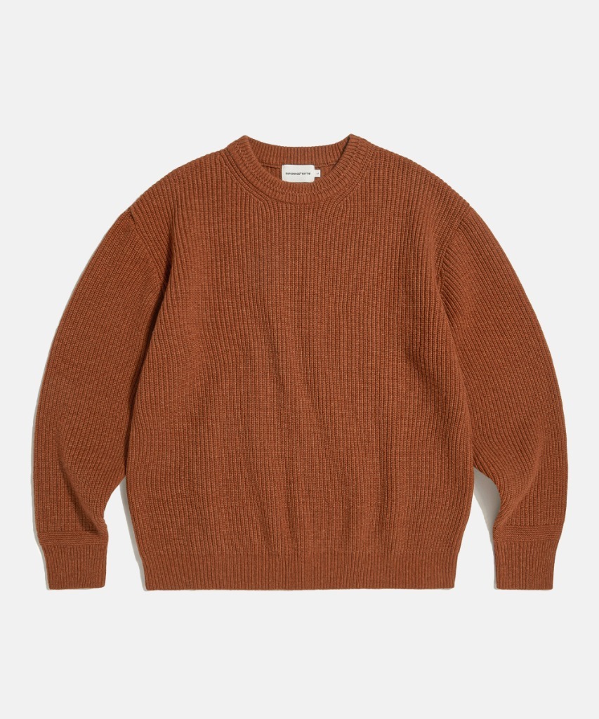 Miller Knit Sweater Burnt Orange