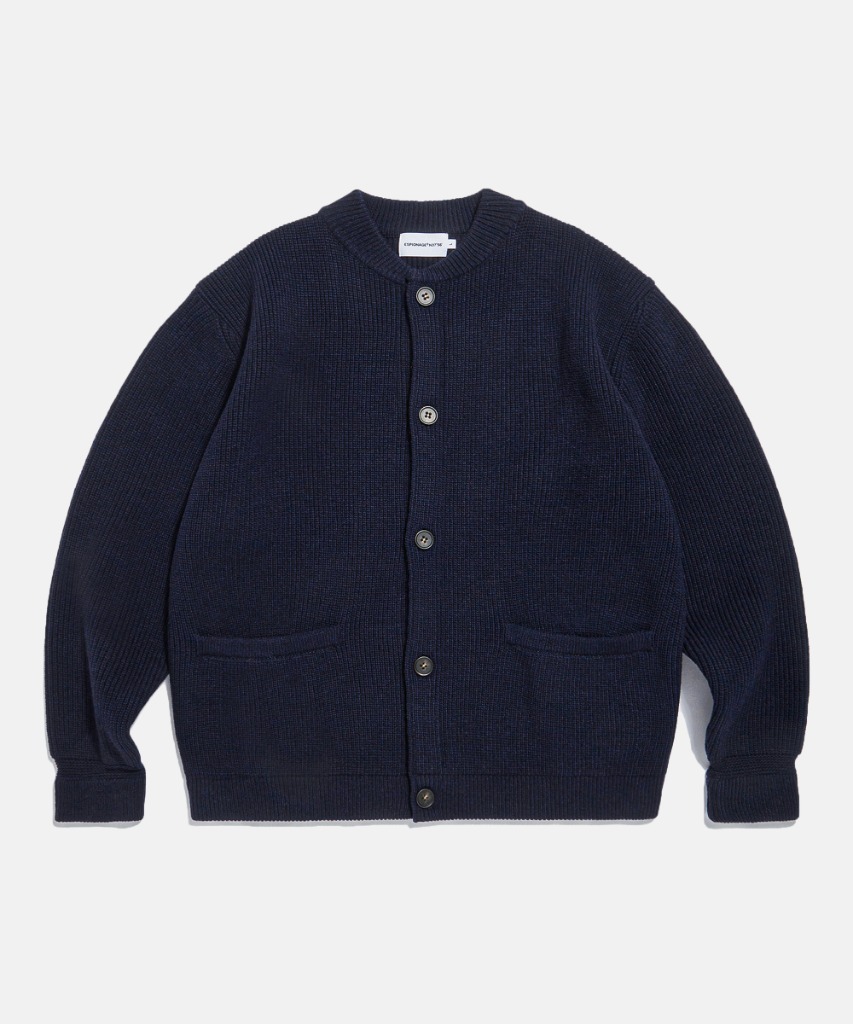 Miller Heavyweight Cardigan Navy