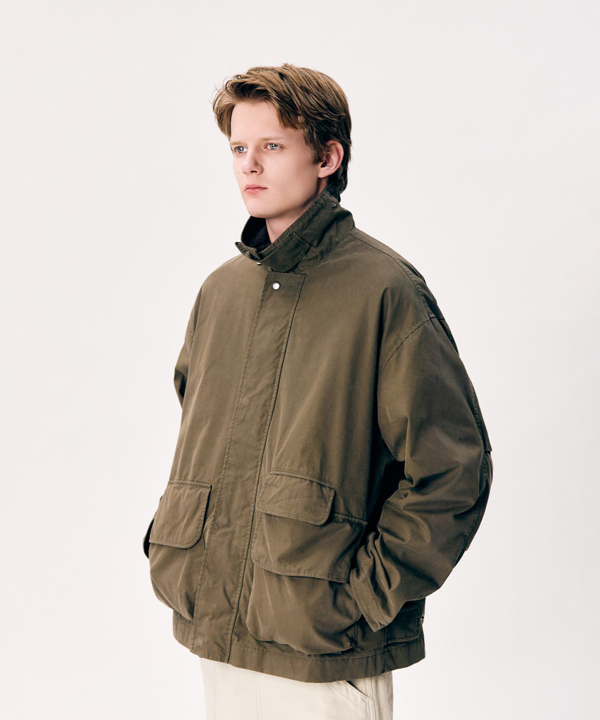 Hunting Blouson Jacket Olive - espionage