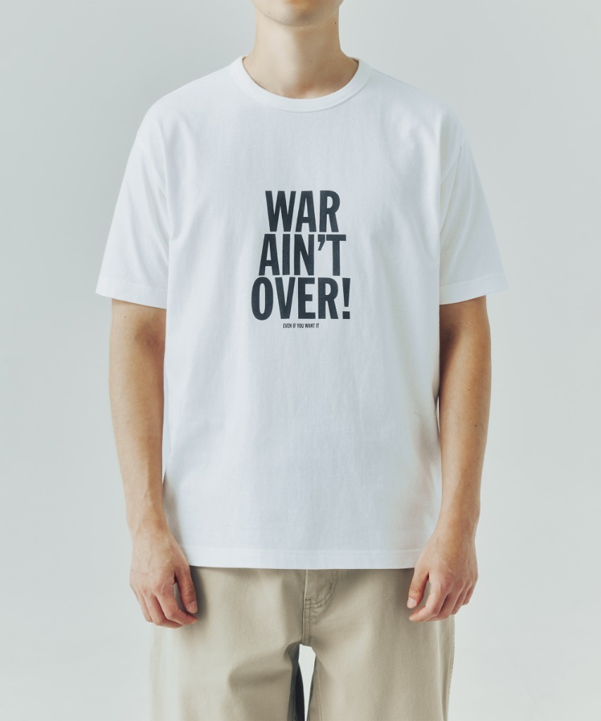 (Standard Fit) War Aint Over Tee Off White