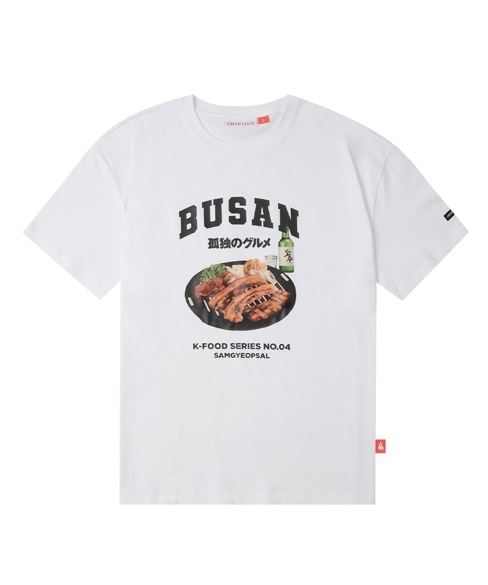 Solitary gourmet NO.04 BUSAN T-shirt WH