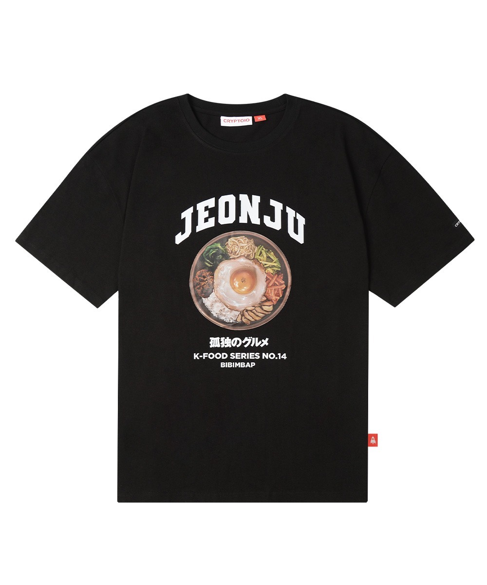Solitary gourmet NO.14 JEONJU T-shirt BK