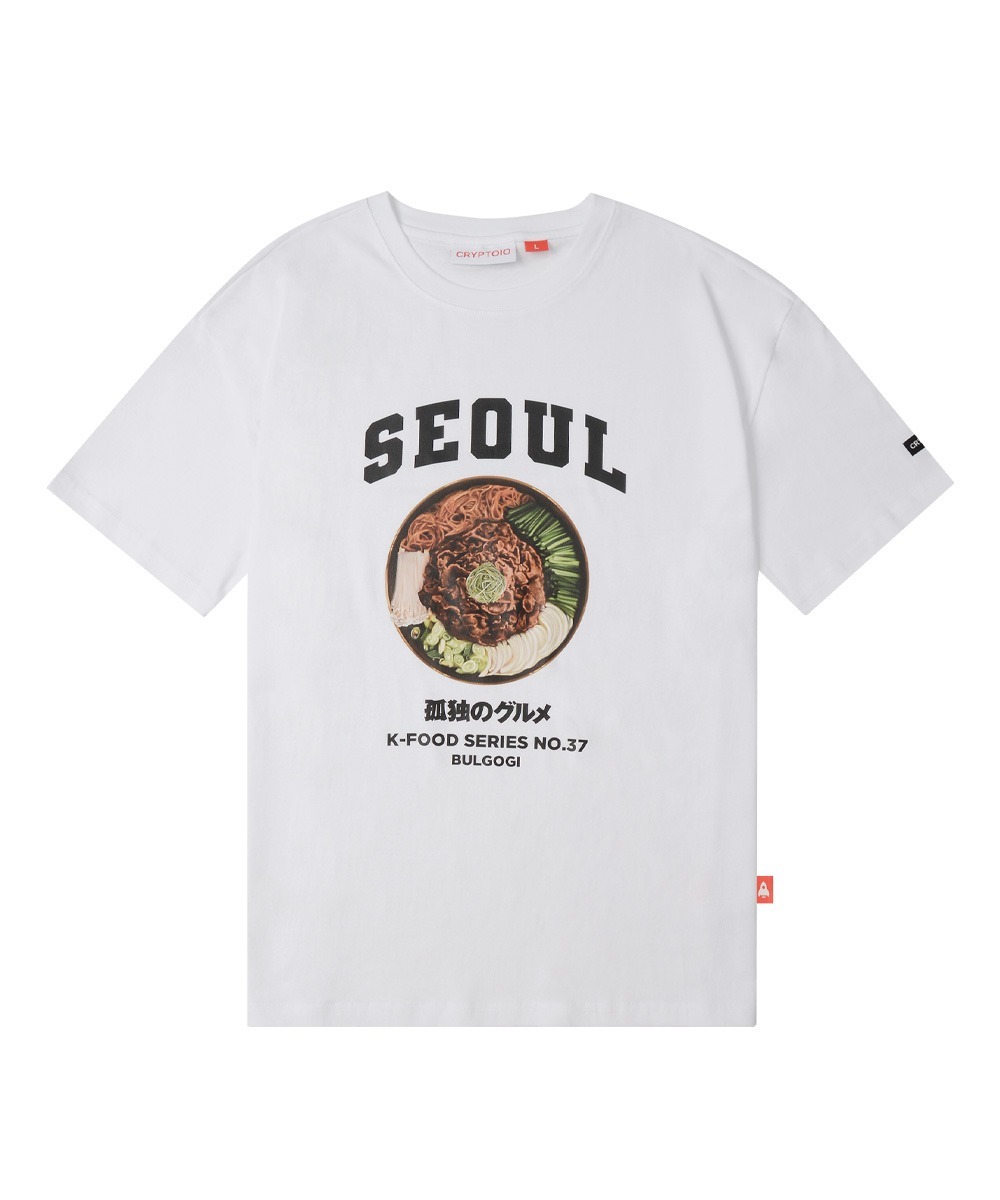 Solitary gourmet NO.37 SEOUL T-shirt WH
