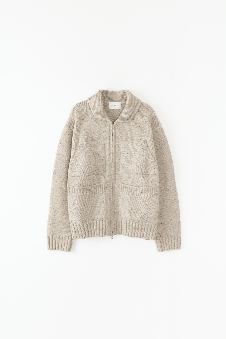アウターその他 [NCSSRY]4pockets zip-up knit cardigan (Charcoal) NCSSRY]4pockets zip-up knit cardigan (Charcoal)