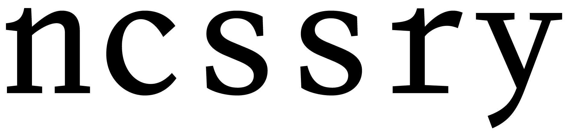 네세서리 NCSSRY