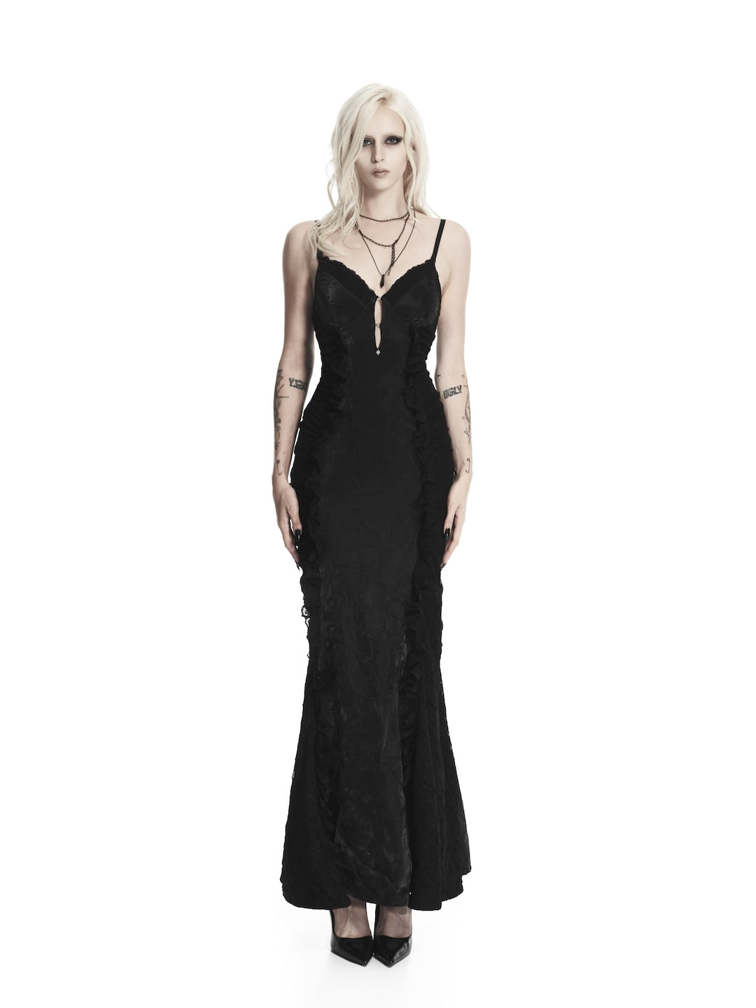Ov Nocturne dress (shirring detail)