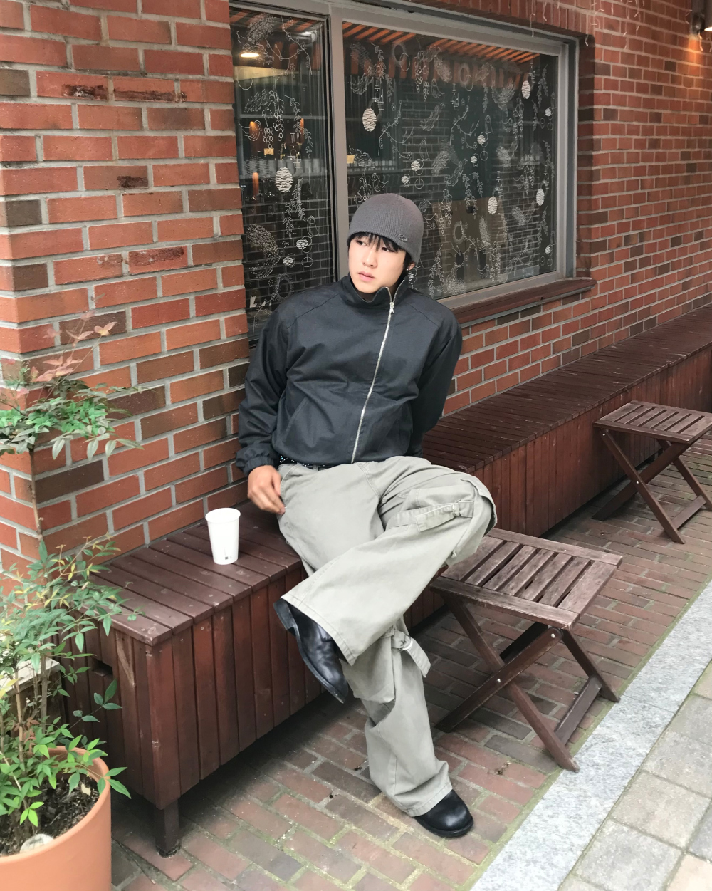 夾克模特兒穿著圖片 - S1L106