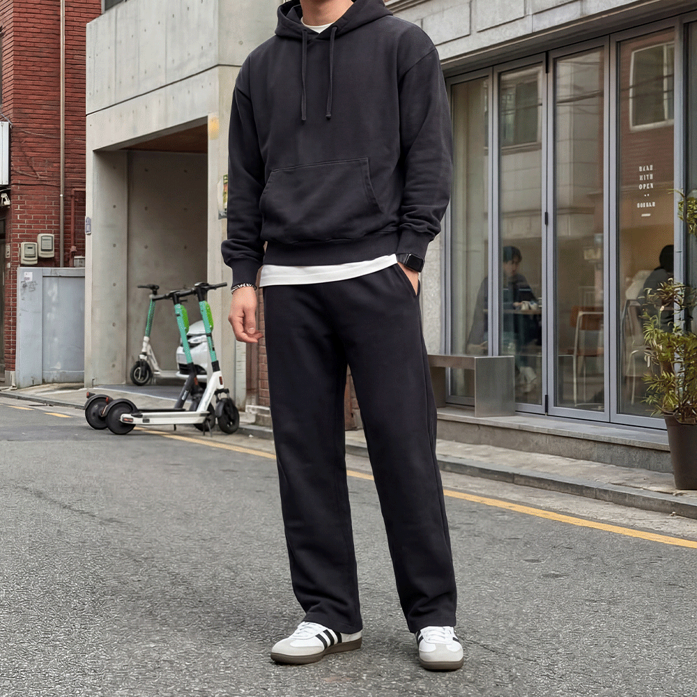 피그먼트 후드 트레이닝 셋업