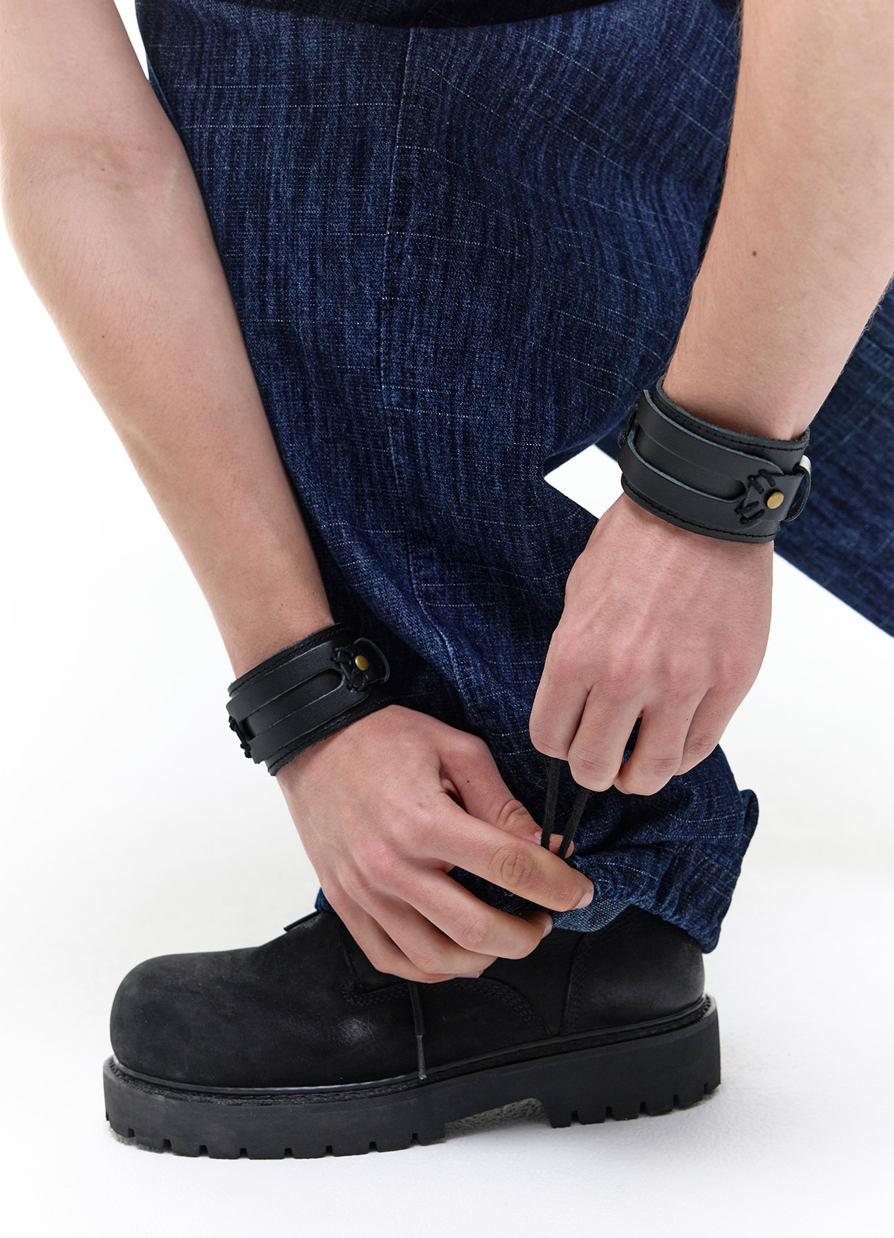 Op. 09 SIG LIQUID DENIM PANTS INDIGO - OPUS 0012
