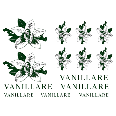 Vanillare Band Logo Tattoo Sticker