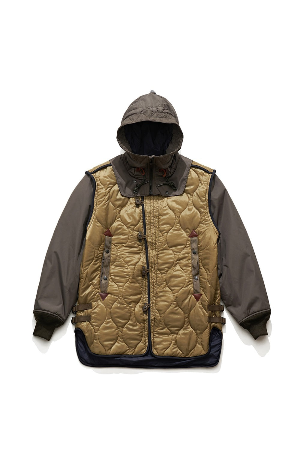FIELD LINER QUILTED JUMPER / OLIVE QUILTED