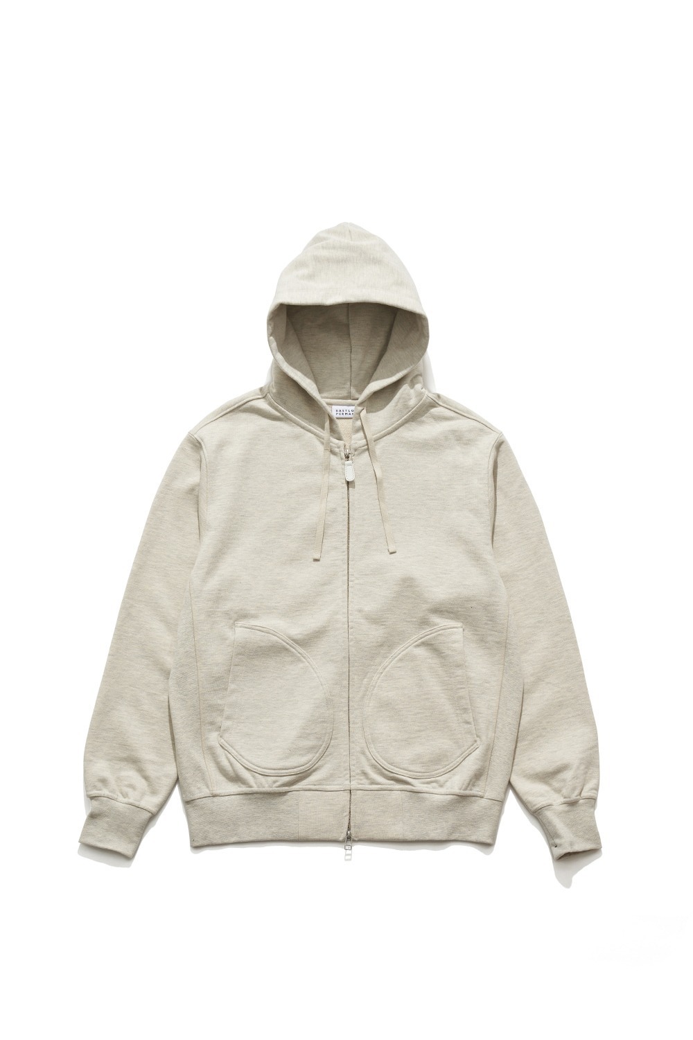 ZIP UP HOOD SWEAT / OATMEAL