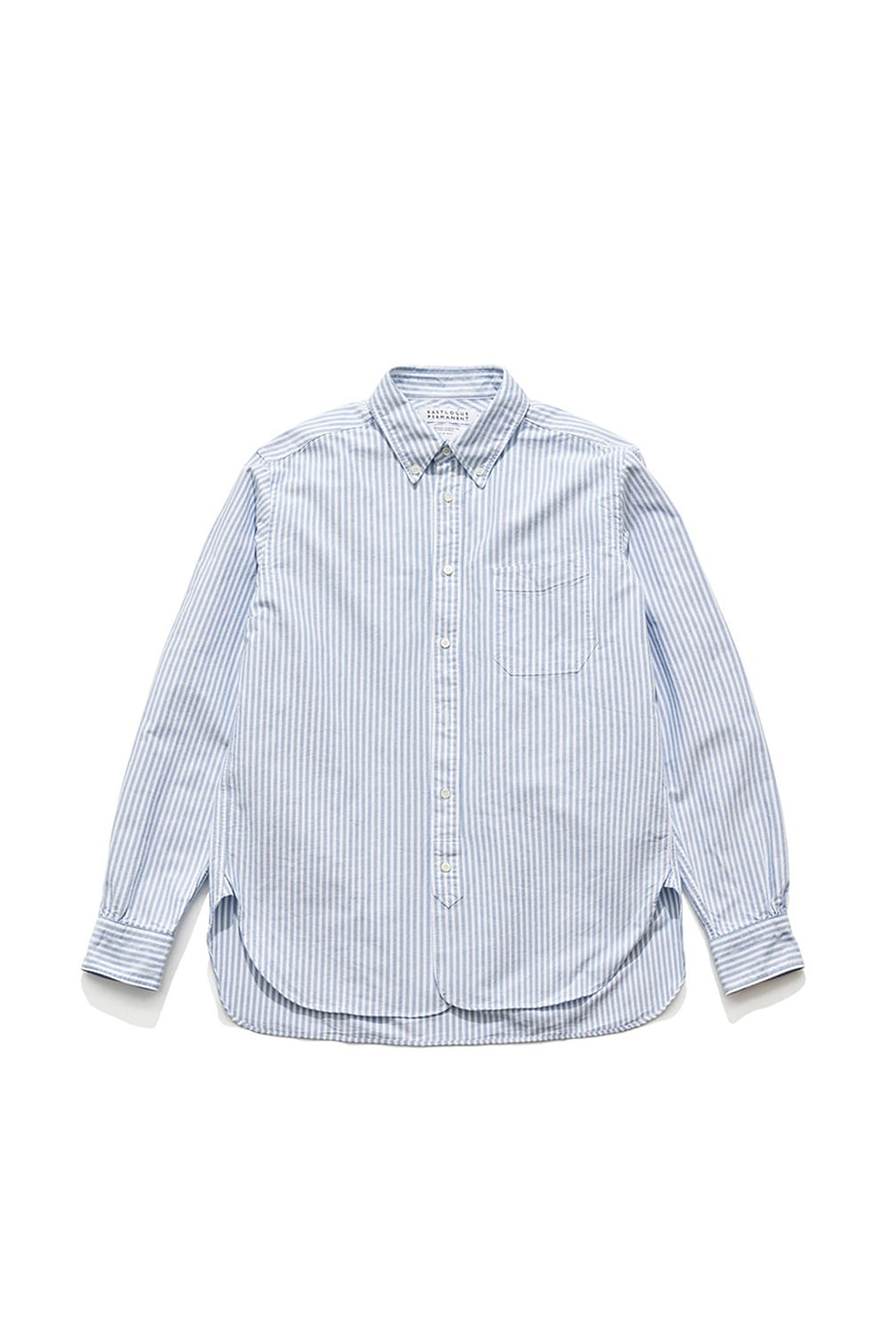 B.D REGULAR SHIRT / BLUE STRIPE OXFORD