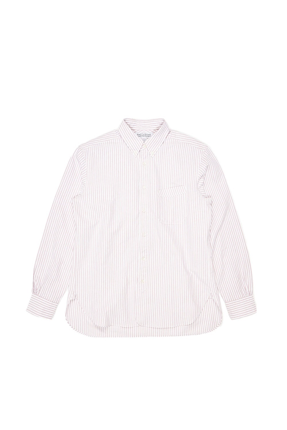 B.D REGULAR SHIRT / PURPLE STRIPE OXFORD