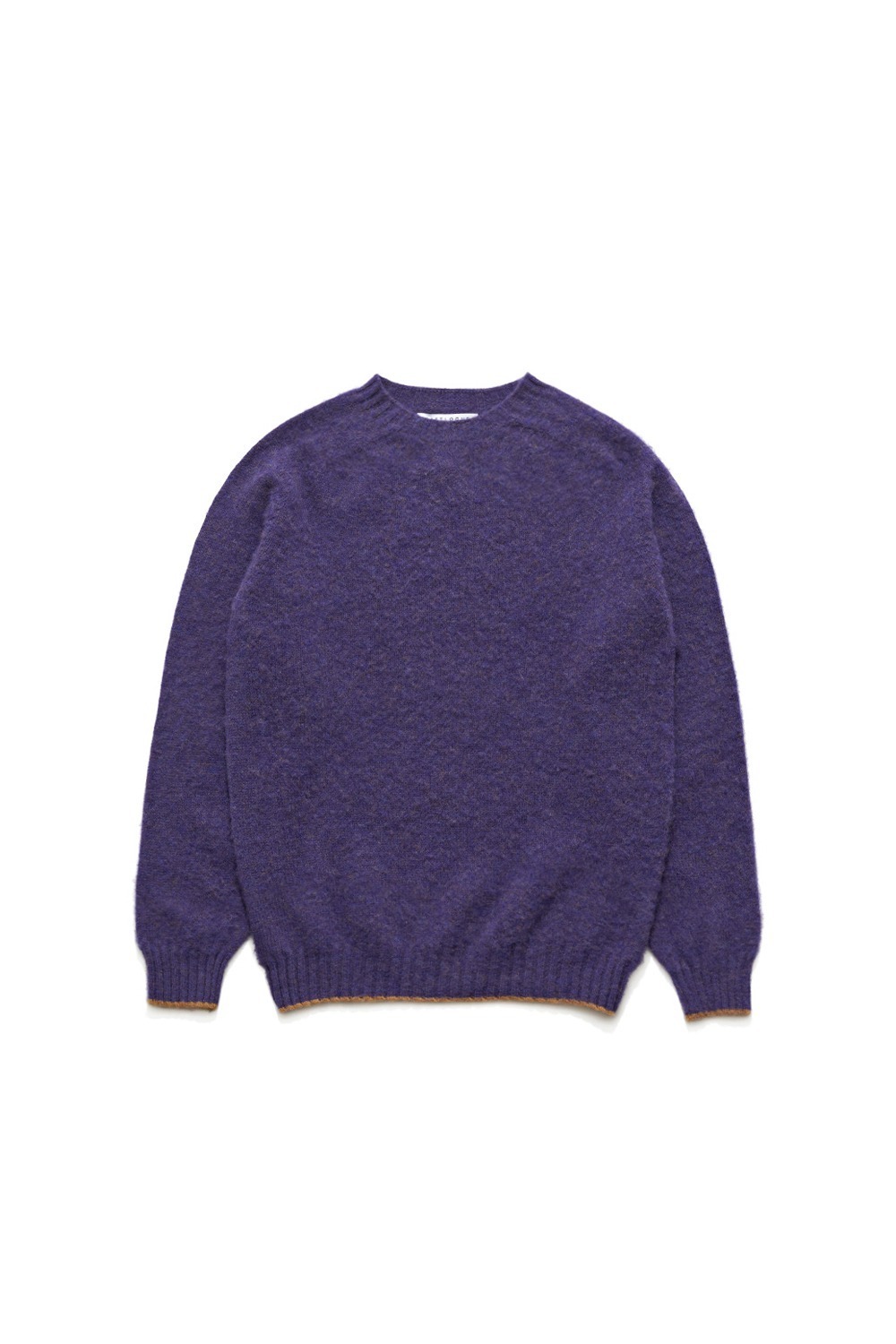 SHAGGY DOG CREWNECK SWEATER / PURPLE
