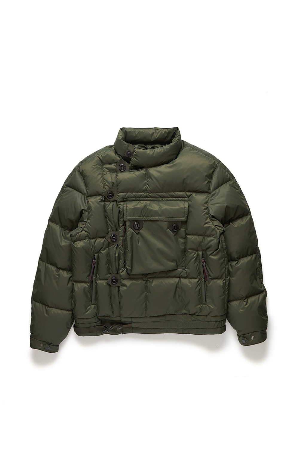 MOTORCYCLE DOWN JUMPER / OLIVE