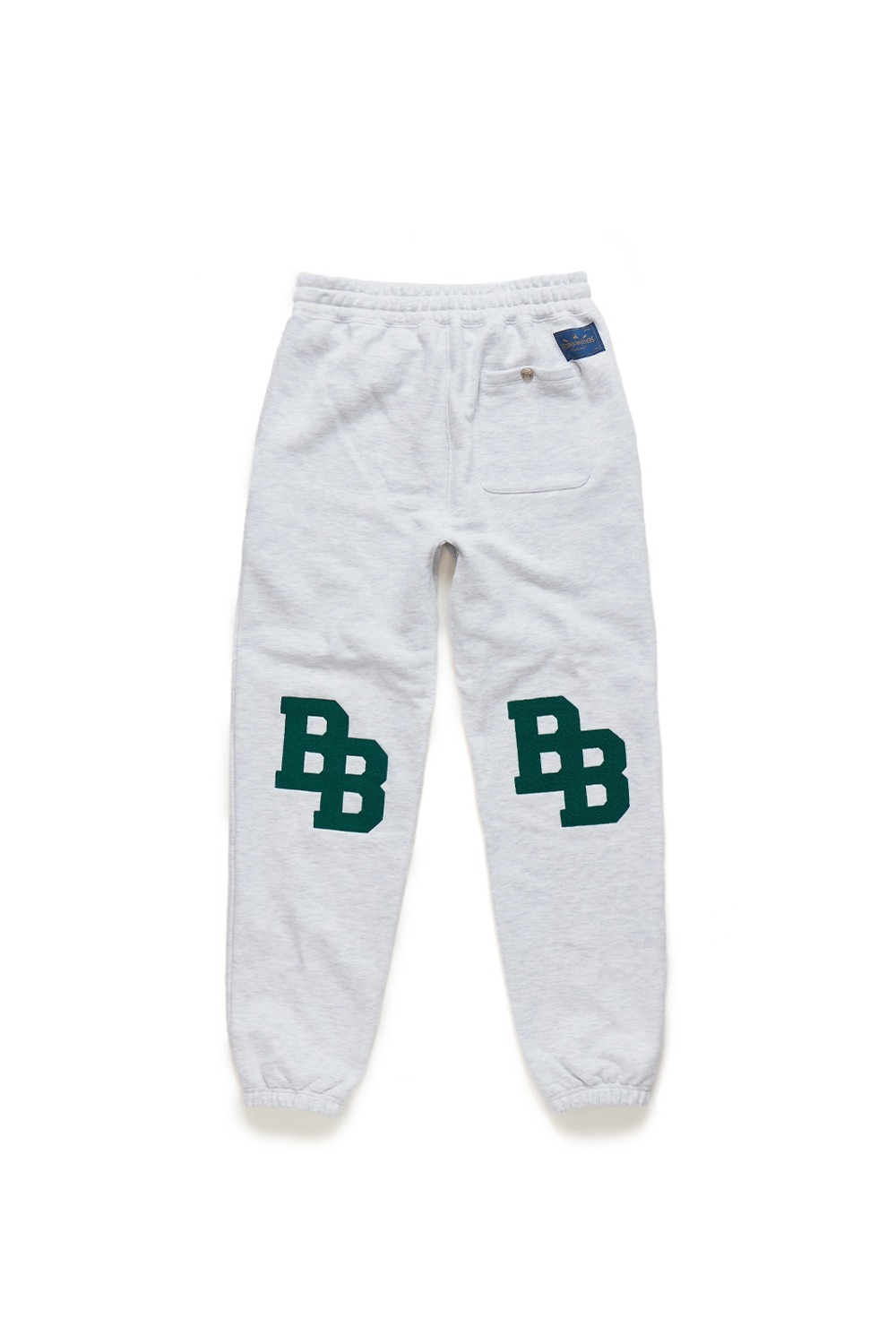 B.B LOGO SWEAT PANTS / ECRU &amp; GREEN
