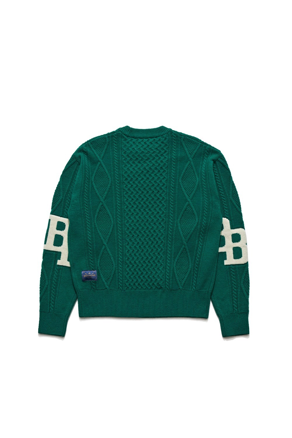 [EASTLOGUE X BROOKS BROTHERS] B.B CABLE KNIT SWEATER / GREEN
