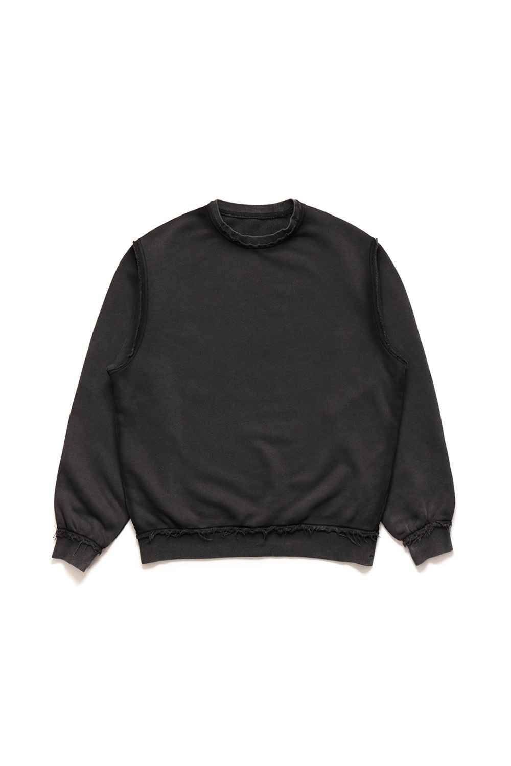 (Pre-order delivery on March 28) DESTROYED SWEAT SHIRTS/BLACK