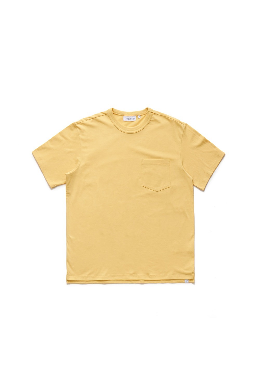 ONE POCKET T-SHIRT / YELLOW