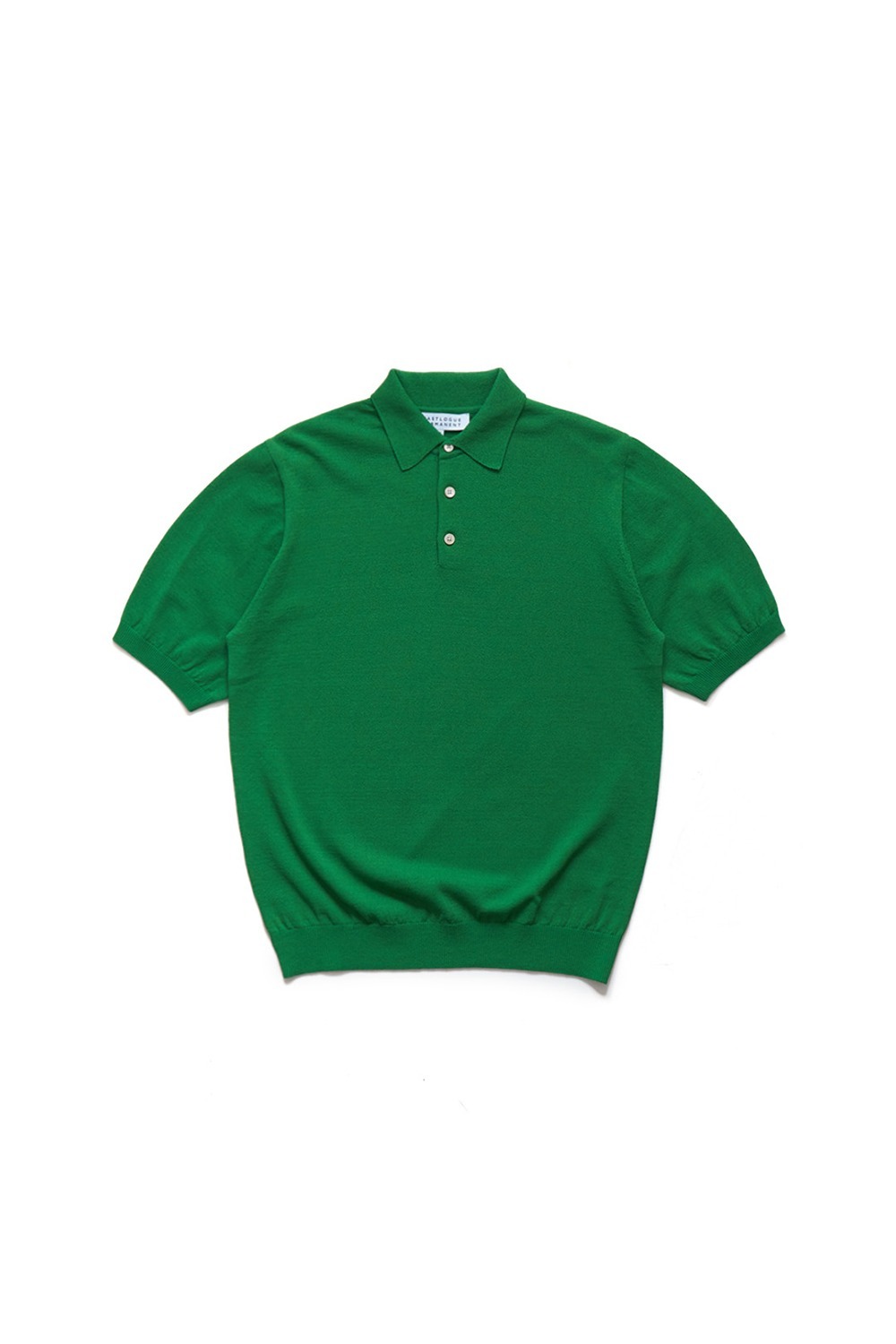 HALF SLEEVES KNIT / GREEN
