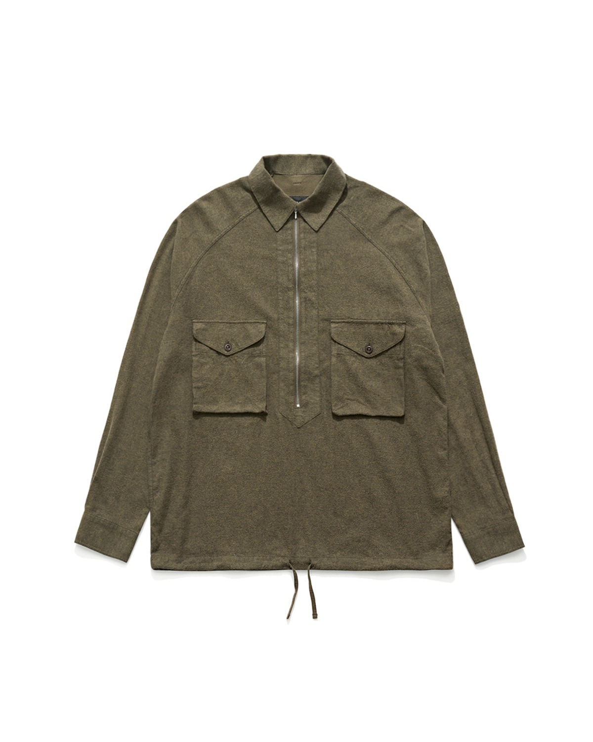 SCOUT PULLOVER SHIRTS / KHAKI FLANNEL