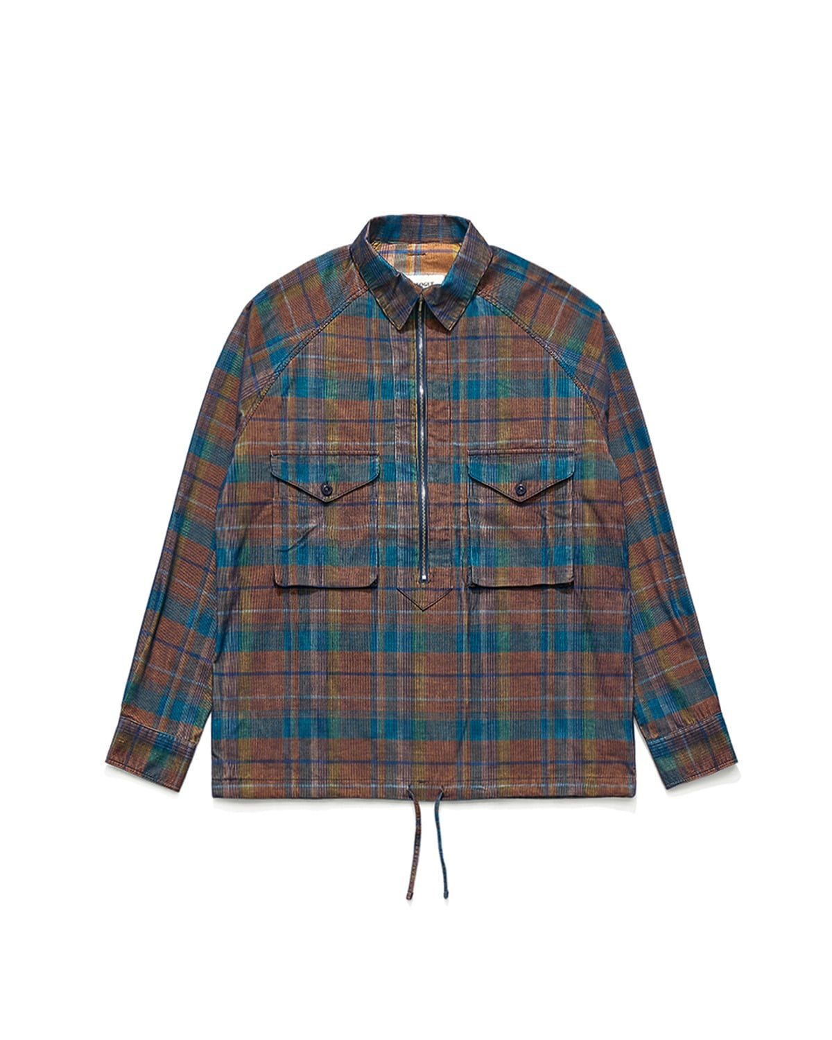 SCOUT PULLOVER SHIRTS / BLUE CHECK CORDUROY