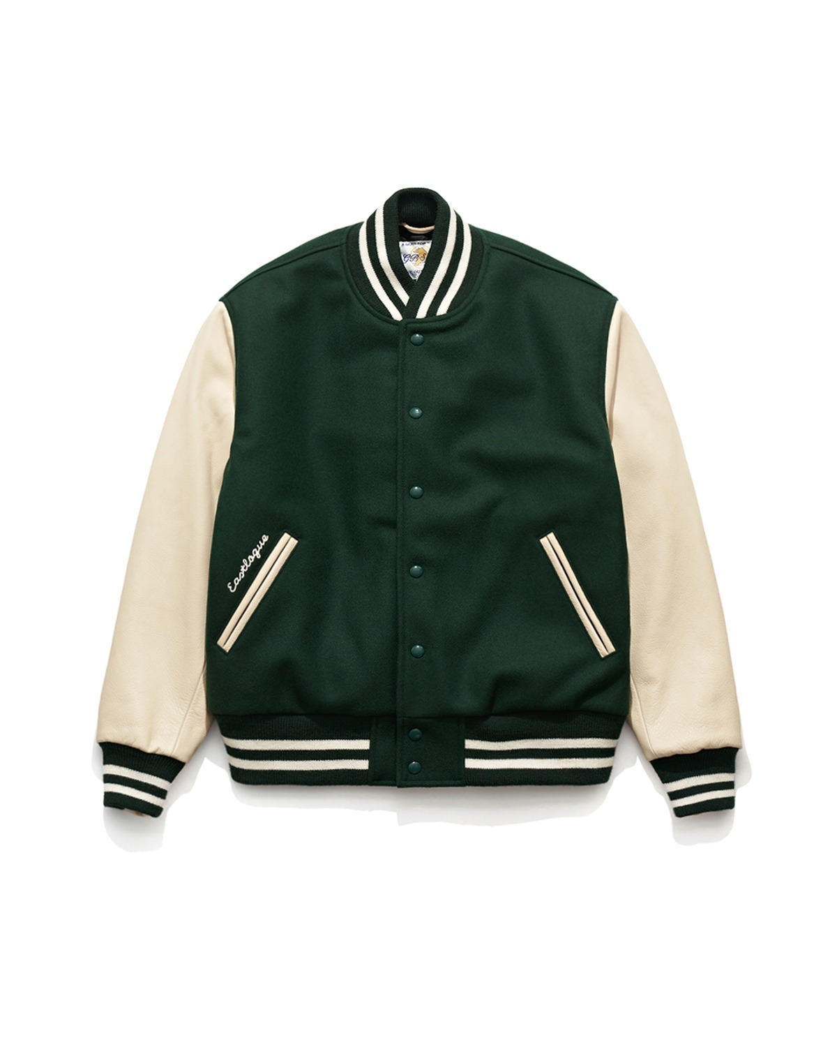 CLASSIC FIT VARSITY JACKET / FOREST