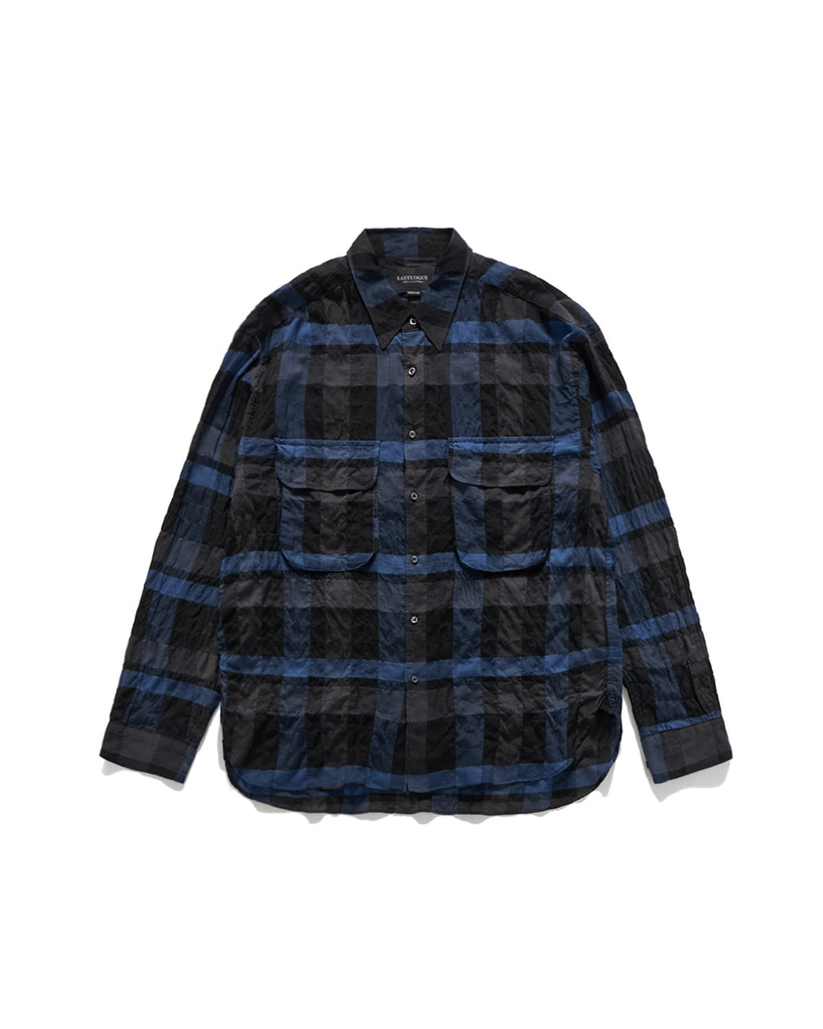COMFY WIDE SHIRTS / NAVY CHECK