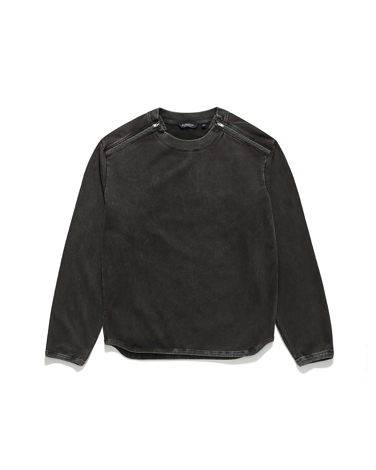 Eastlogue ARMY DOUBLE ZIP L.S T-SHIRTS / BLACK