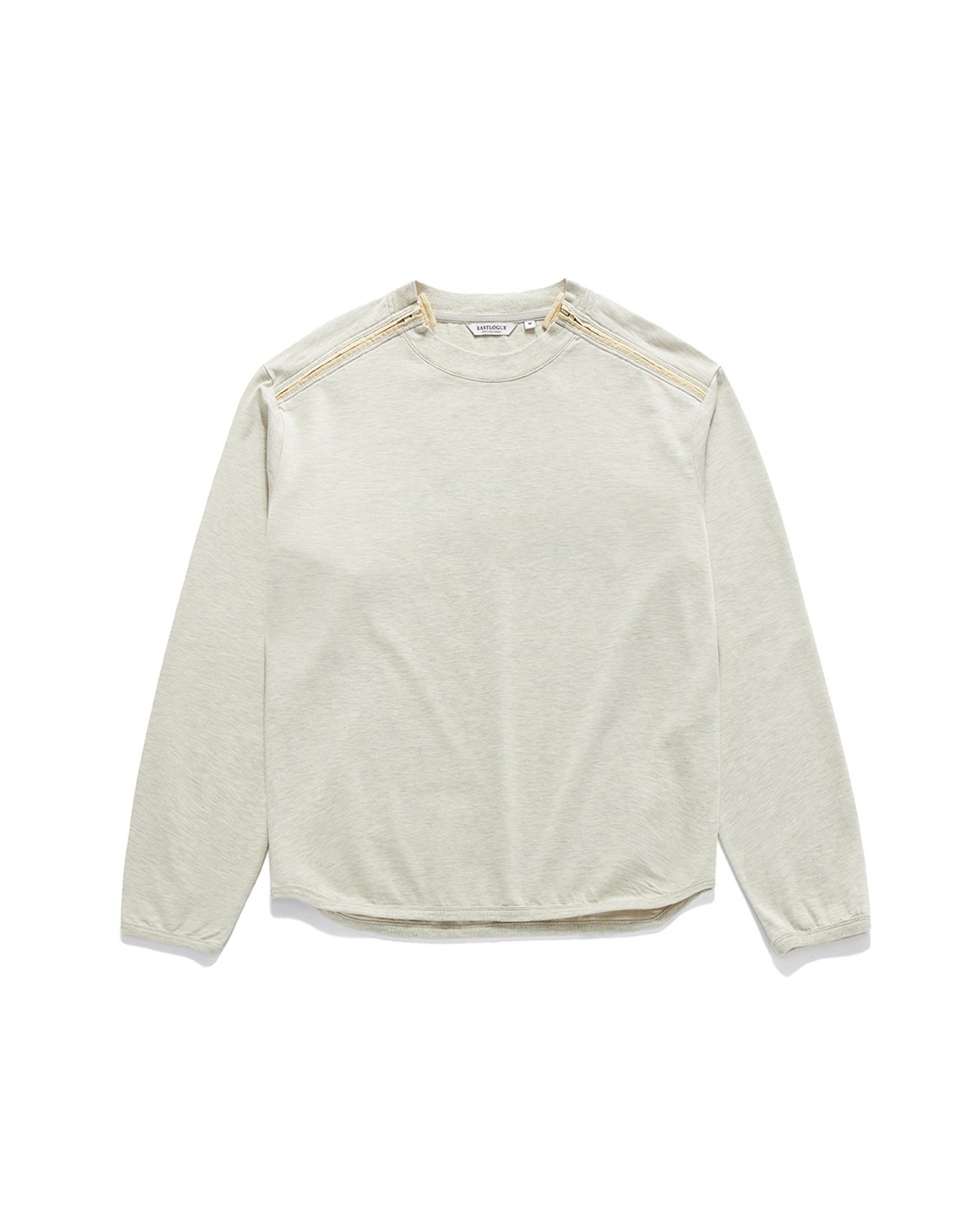 Eastlogue ARMY DOUBLE ZIP L.S T-SHIRTS / OATMEAL