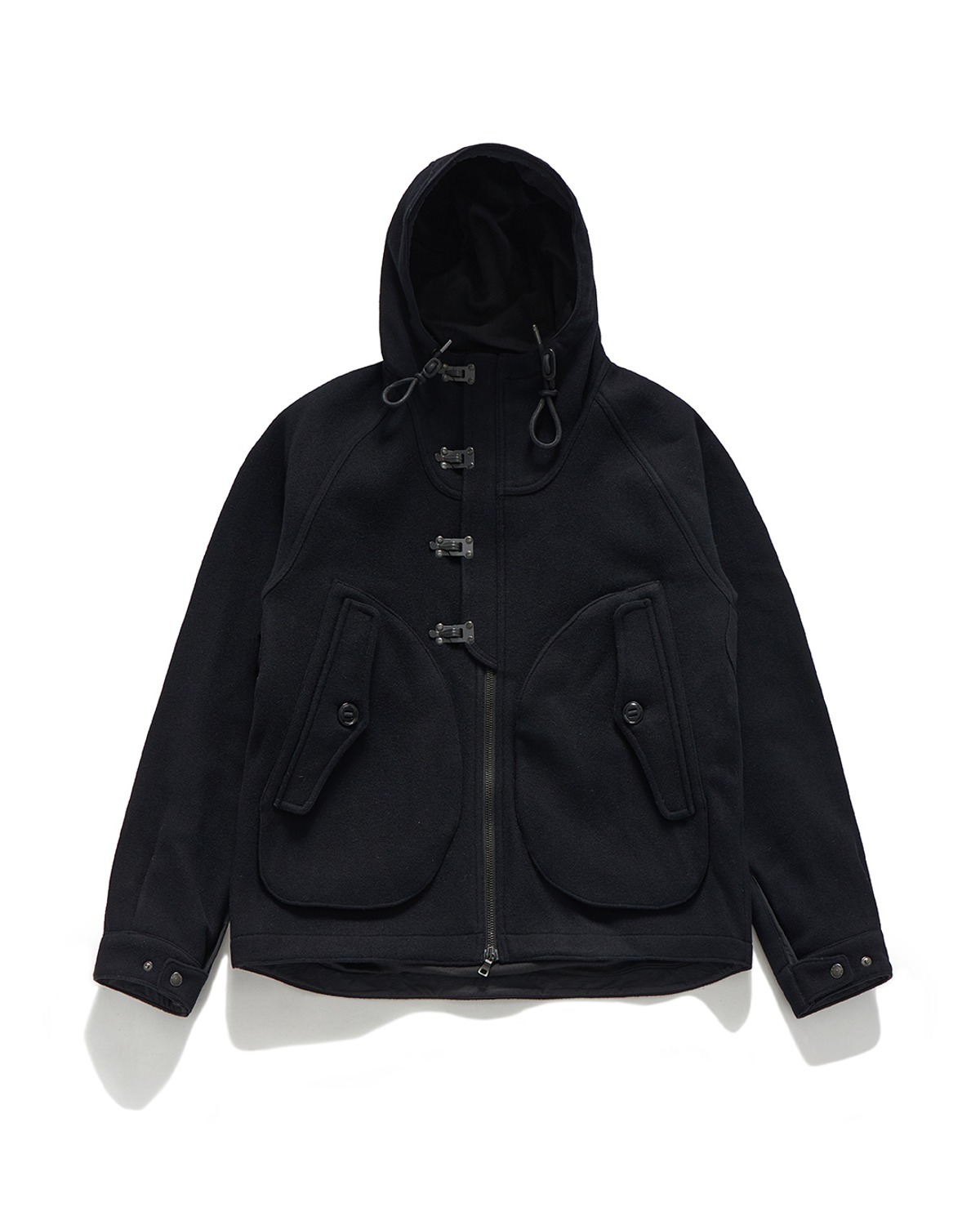 Eastlogue DECK PARKA / BLACK MELTON WOOL