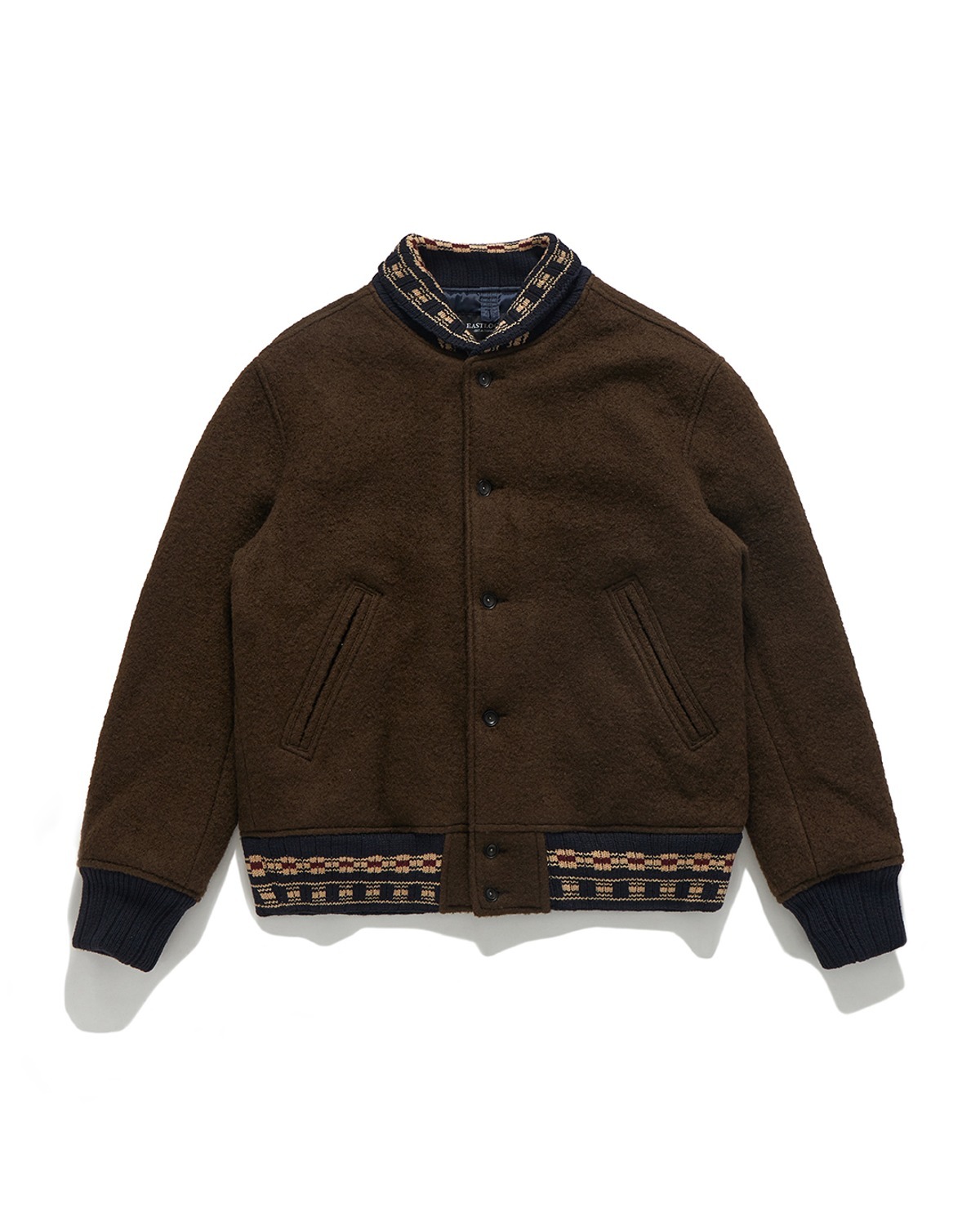 Eastlogue TEDDY BLOUSON JACKET / OLIVE BROWN