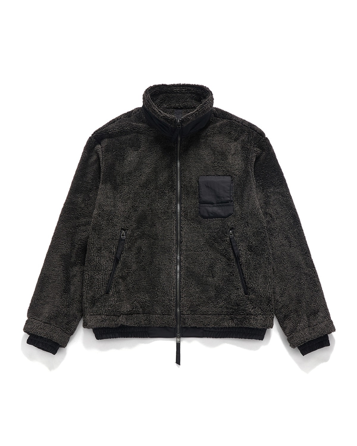 Eastlogue FLEECE FRENCH COACH JACKET / BLACK