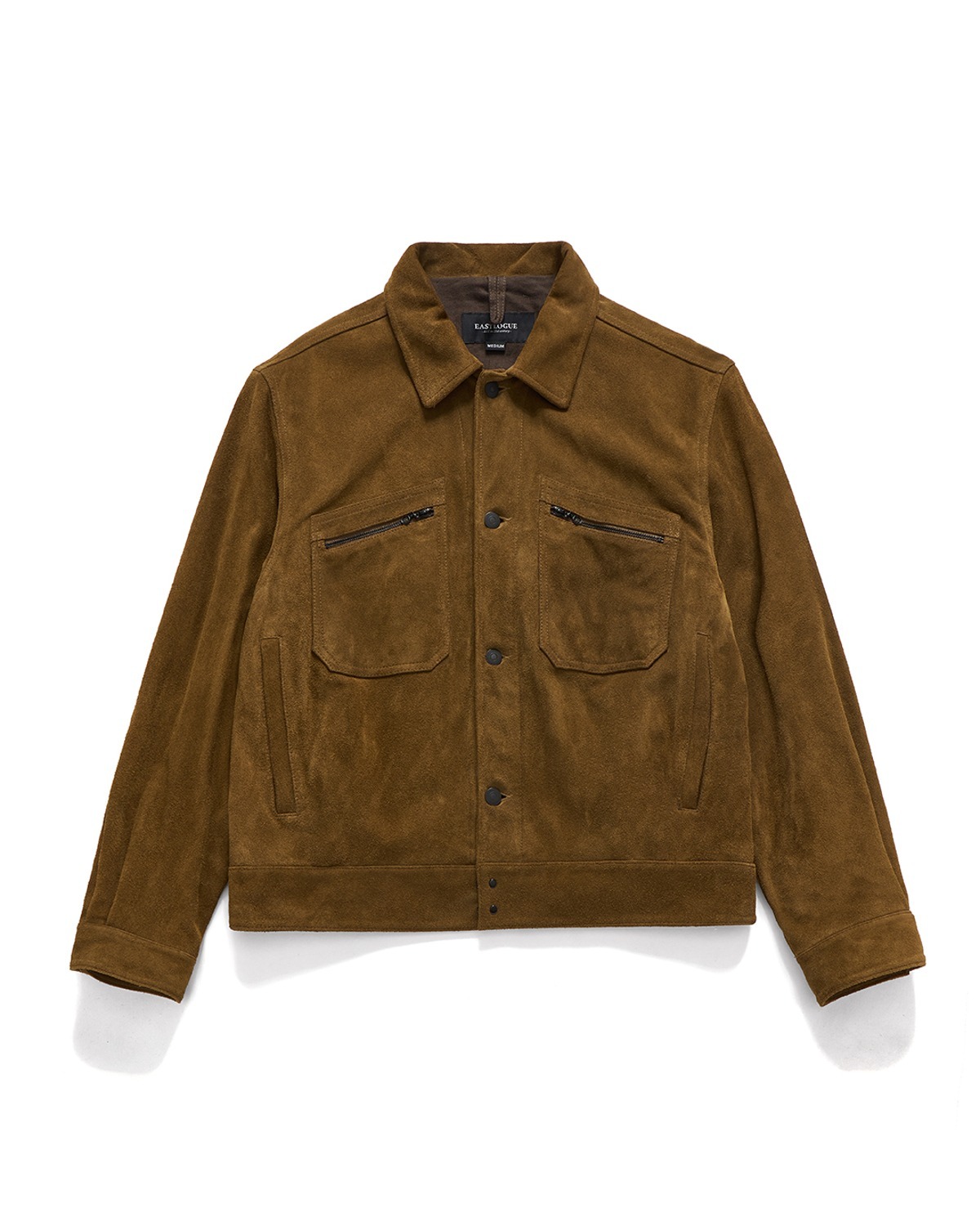 Eastlogue WORKERS BLOUSON LEATHER JACKET / BROWN NUBUCK