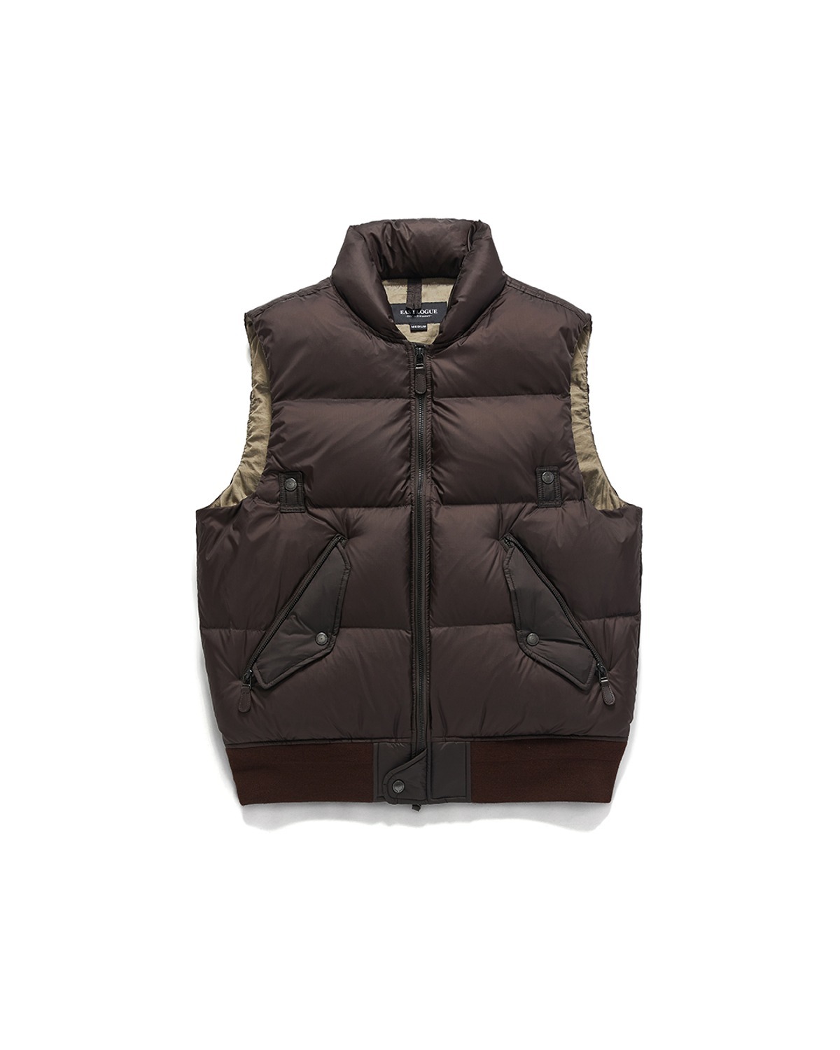Eastlogue MA-1 DOWN VEST / BROWN