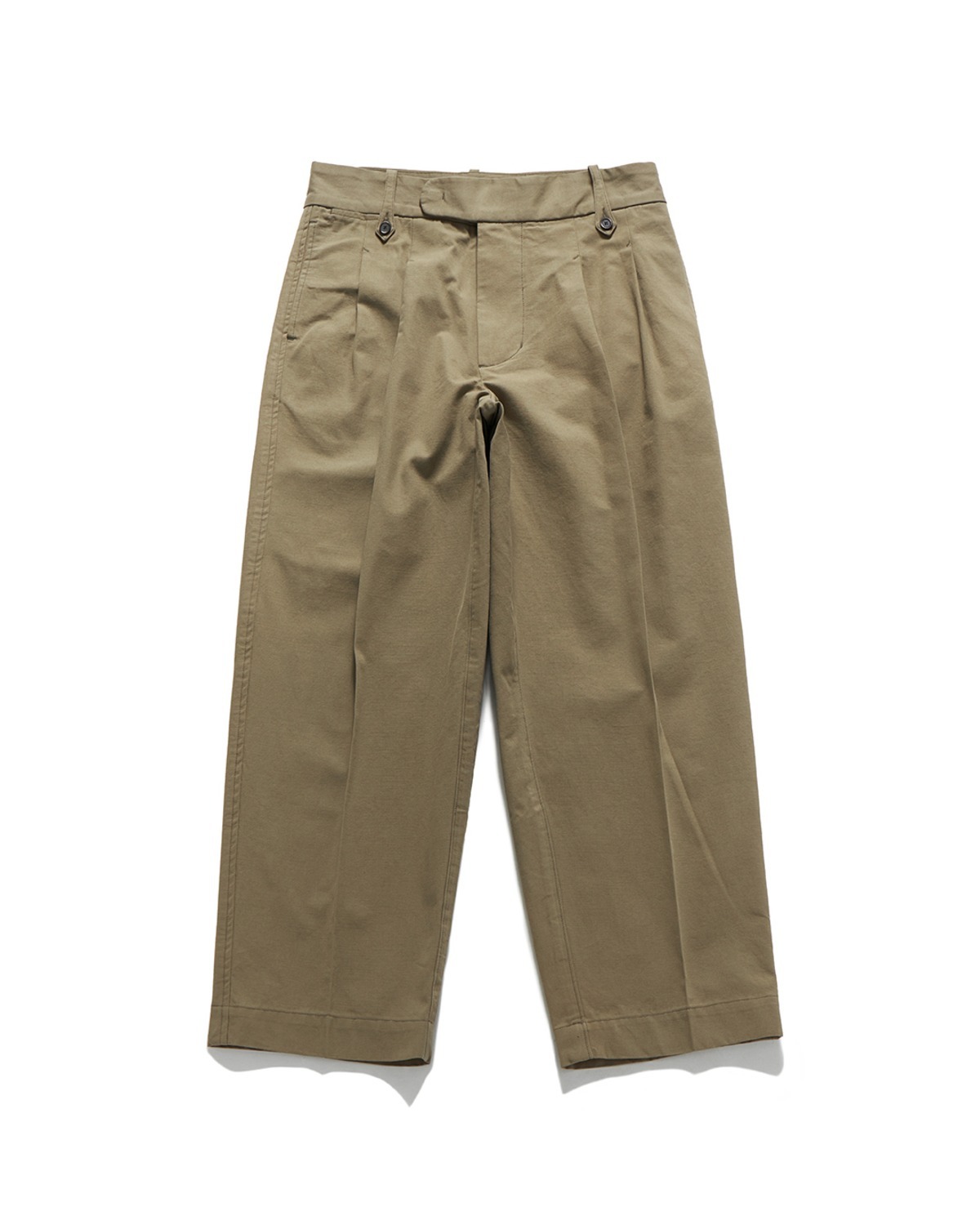 Eastlogue GENT PLEAT PANTS / SAND