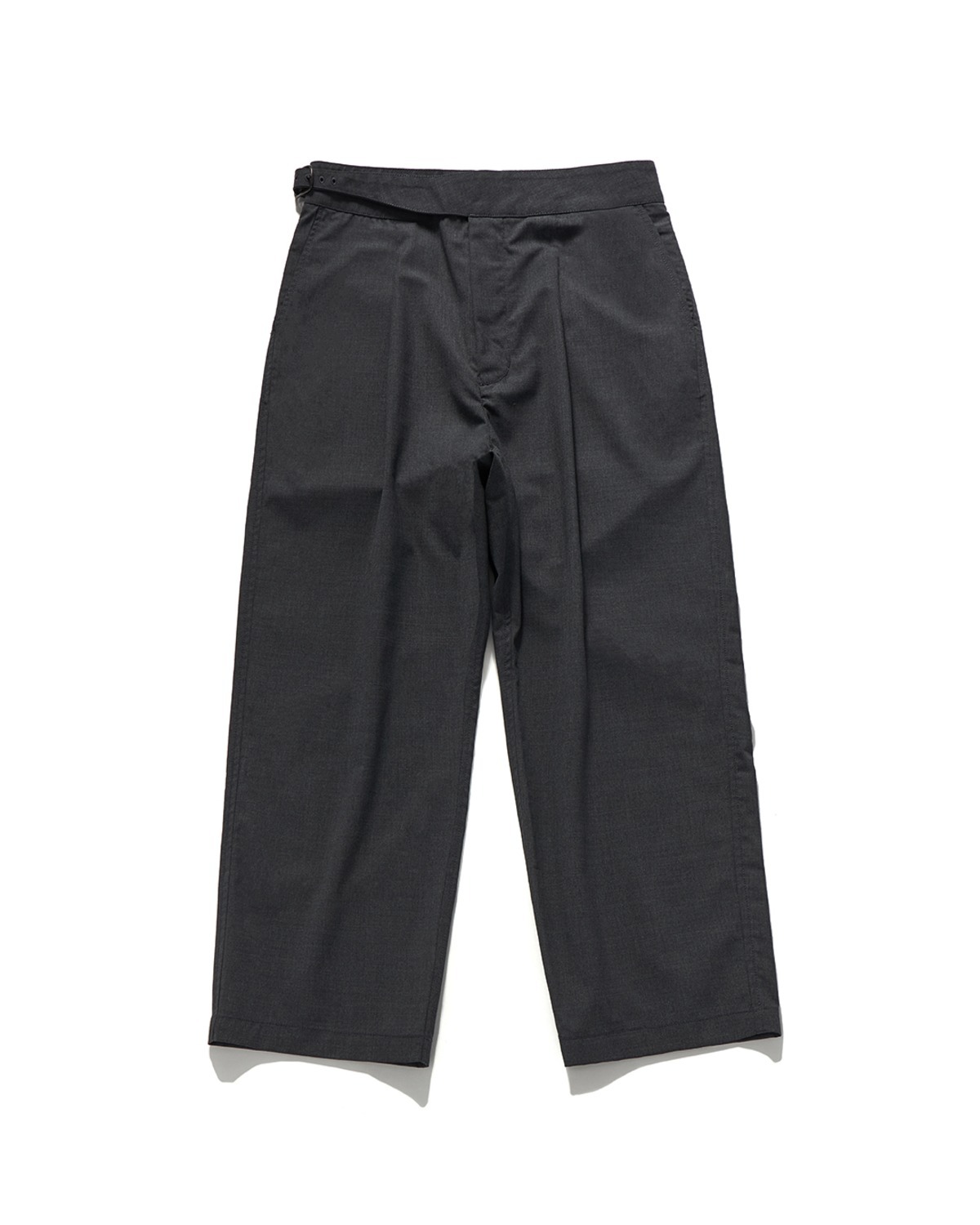 Eastlogue SINGLE BELTED COMFY PANTS / CHARCOAL