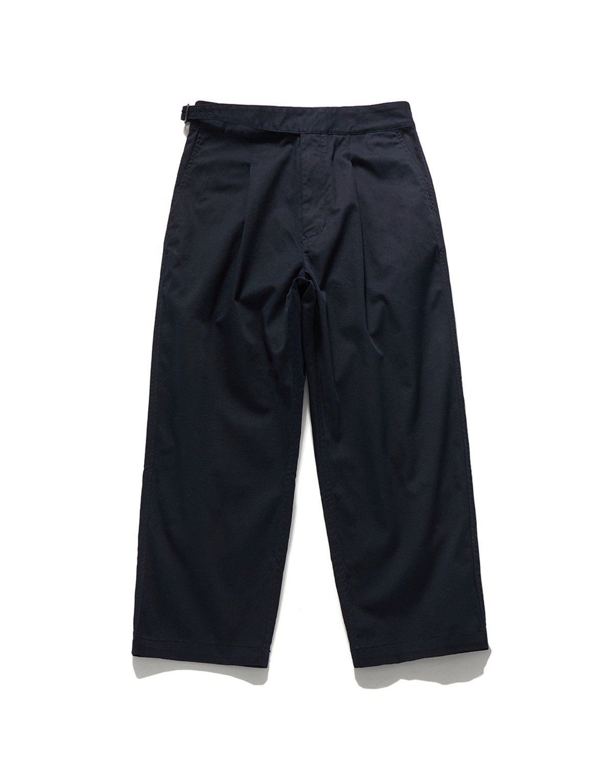 Eastlogue SINGLE BELTED COMFY PANTS / D.NAVY